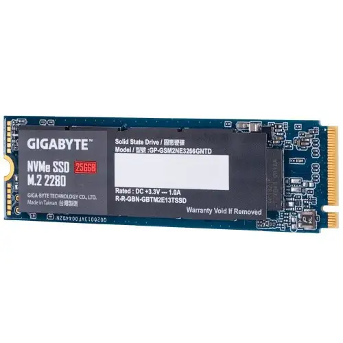 Gigabyte 256GB NVMe M.2 SSD (Used)