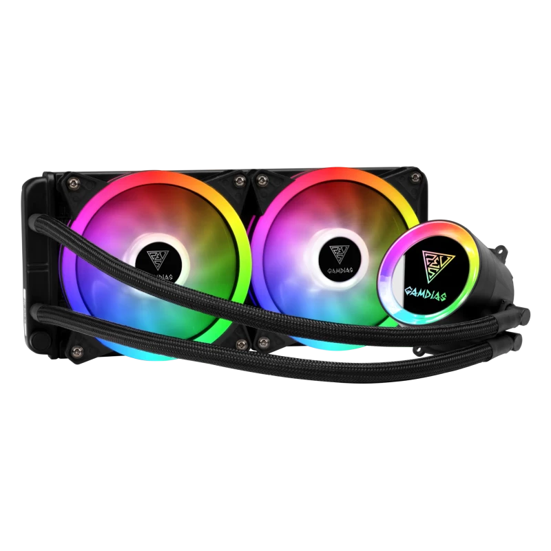 GAMDIAS CHIONE M2-240 LITE Liquid CPU Cooler (Used)