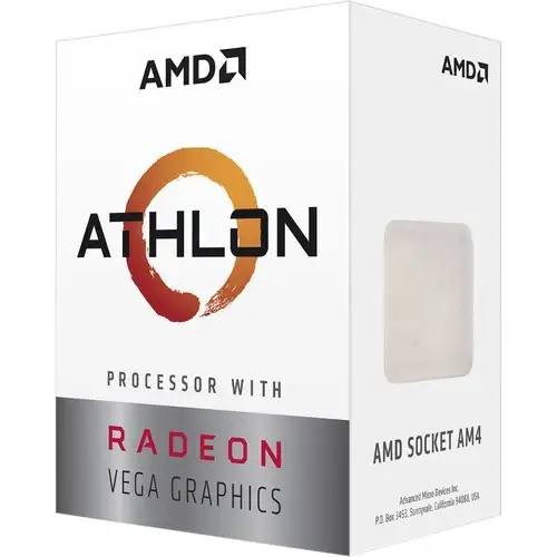 AMD Athlon 3000G 2 Cores 4Threads Processor with Radeon Graphics