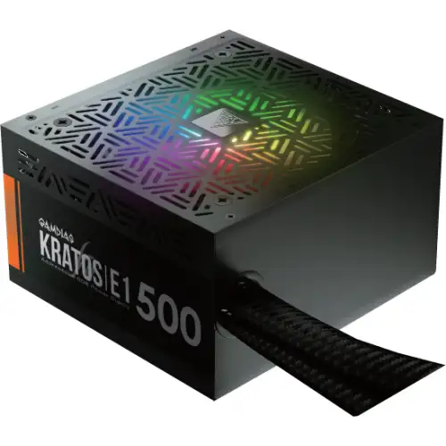Gamdias Kratos E1-500 500 Watt RGB Power Supply (Used)