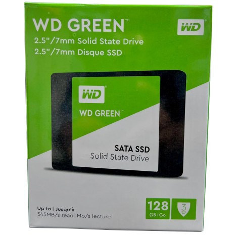 WD GREEN M2 SATA SSD 128GB MULTI SIZE SOLID STATE DRIVE(Used)
