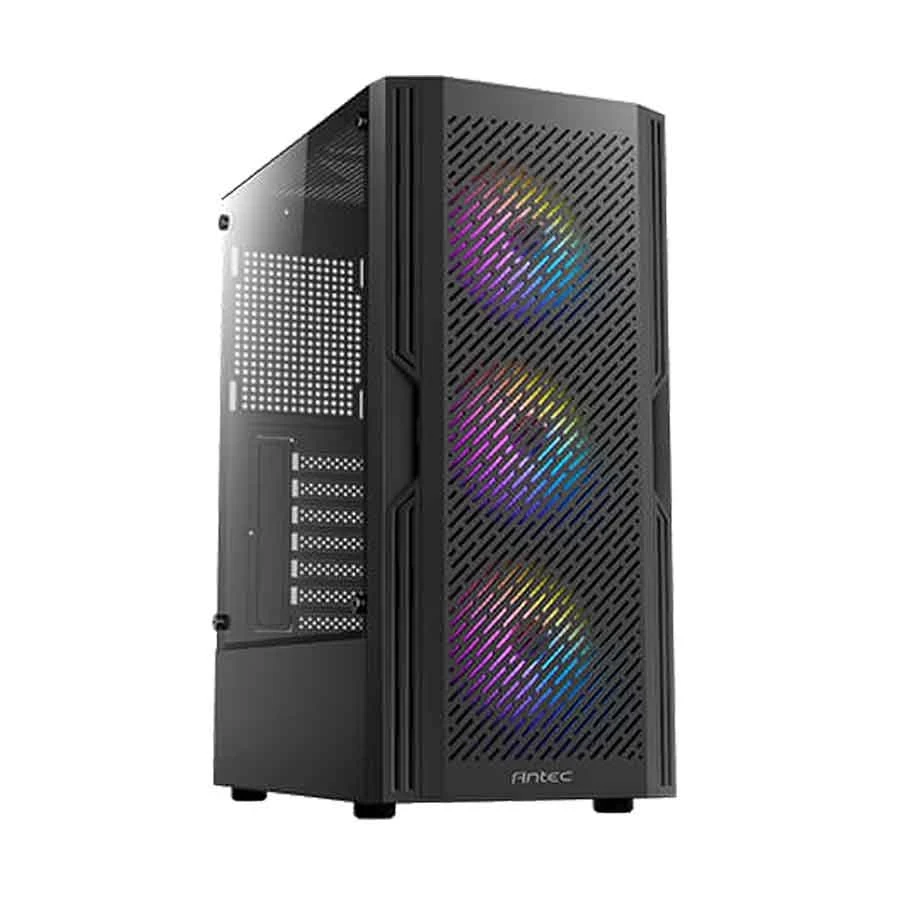 Antec AX20 Mesh Mid Tower Black ATX Gaming Casing (Used)