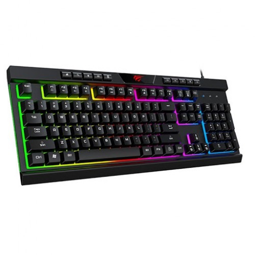 Havit KB500L Multi-Function LED Backlit USB Gaming Keyboard Black (Used)