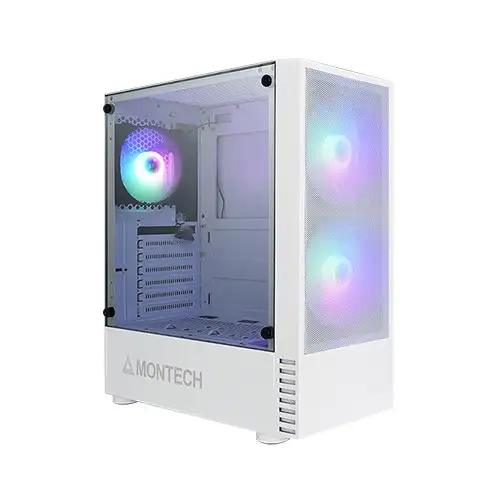 Montech X2 MESH White Mid-Tower ATX Gaming Case