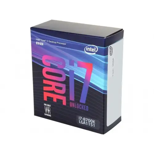 Intel 8th Generation Core i7-8700K 6 Cores 12 Threads Processor