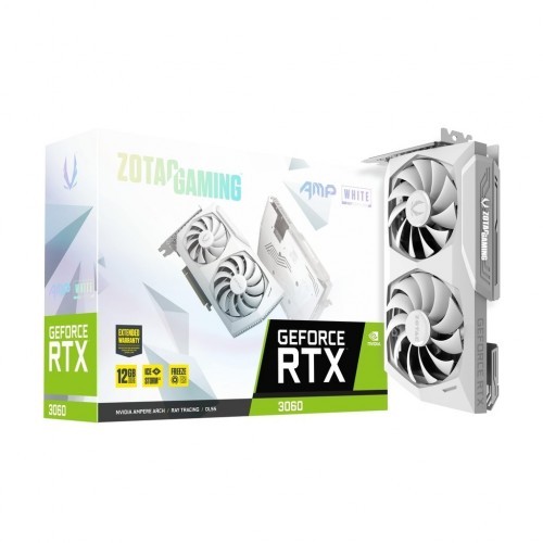 ZOTAC Gaming GeForce RTX 3060 AMP White Edition 12GB Graphics Card (Used)